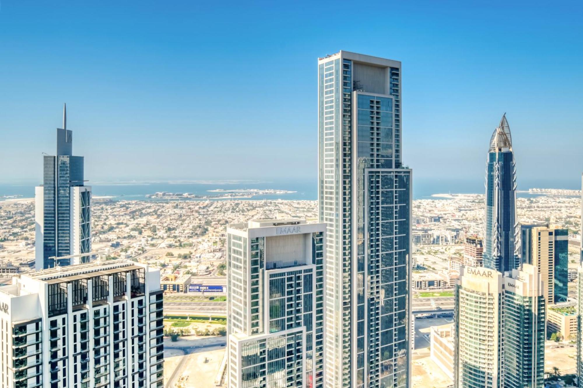 Downtown Luxury - Stunning Burj Khalifa & Sea View - 5 Minutes Walk To Dubai Mall ภายนอก รูปภาพ